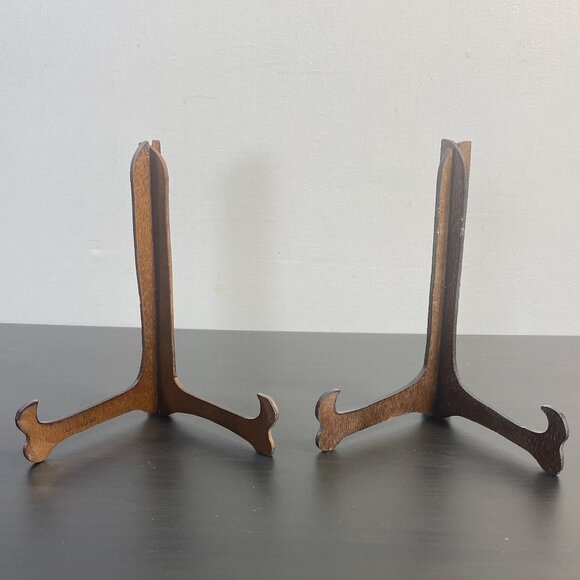 Wooden Stand Display, ONE Easel, Table Top Easel, Decorative Picture Stand, Brow - Picture 1 of 10
